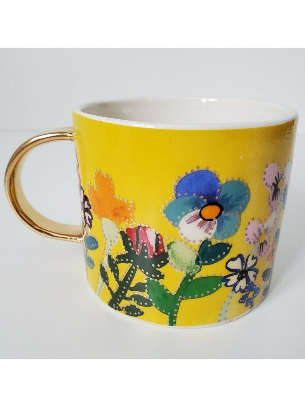 Anthropologie Francesca Kaye Feline Atelier Cat Mugs Set of 2 NEW - Picture 6 of 9
